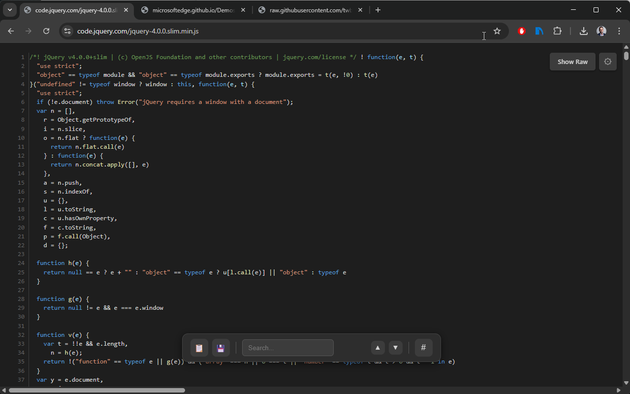 CodePrettify Extension Preview